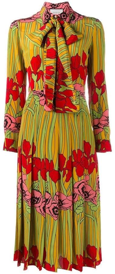 gucci floral dresses 2018|cute gucci dress.